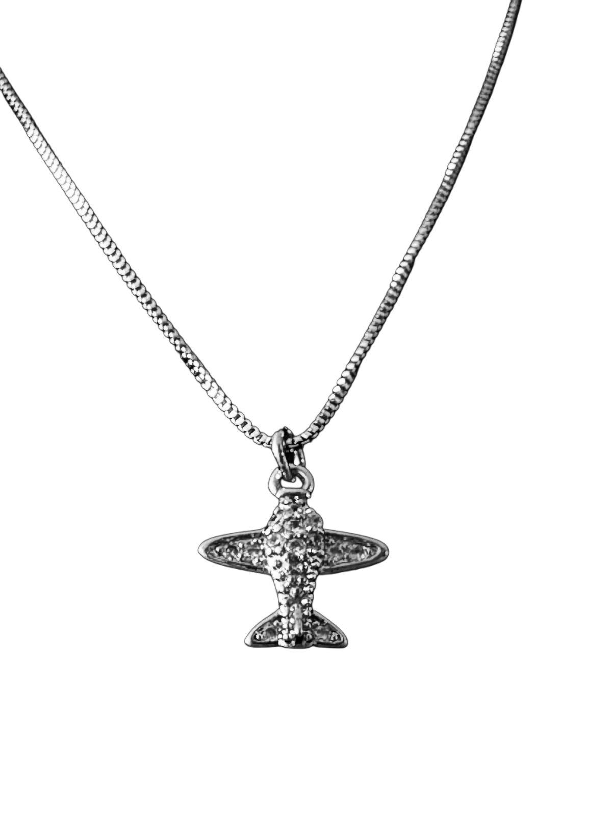 COLLAR PLATEADO DE AVION