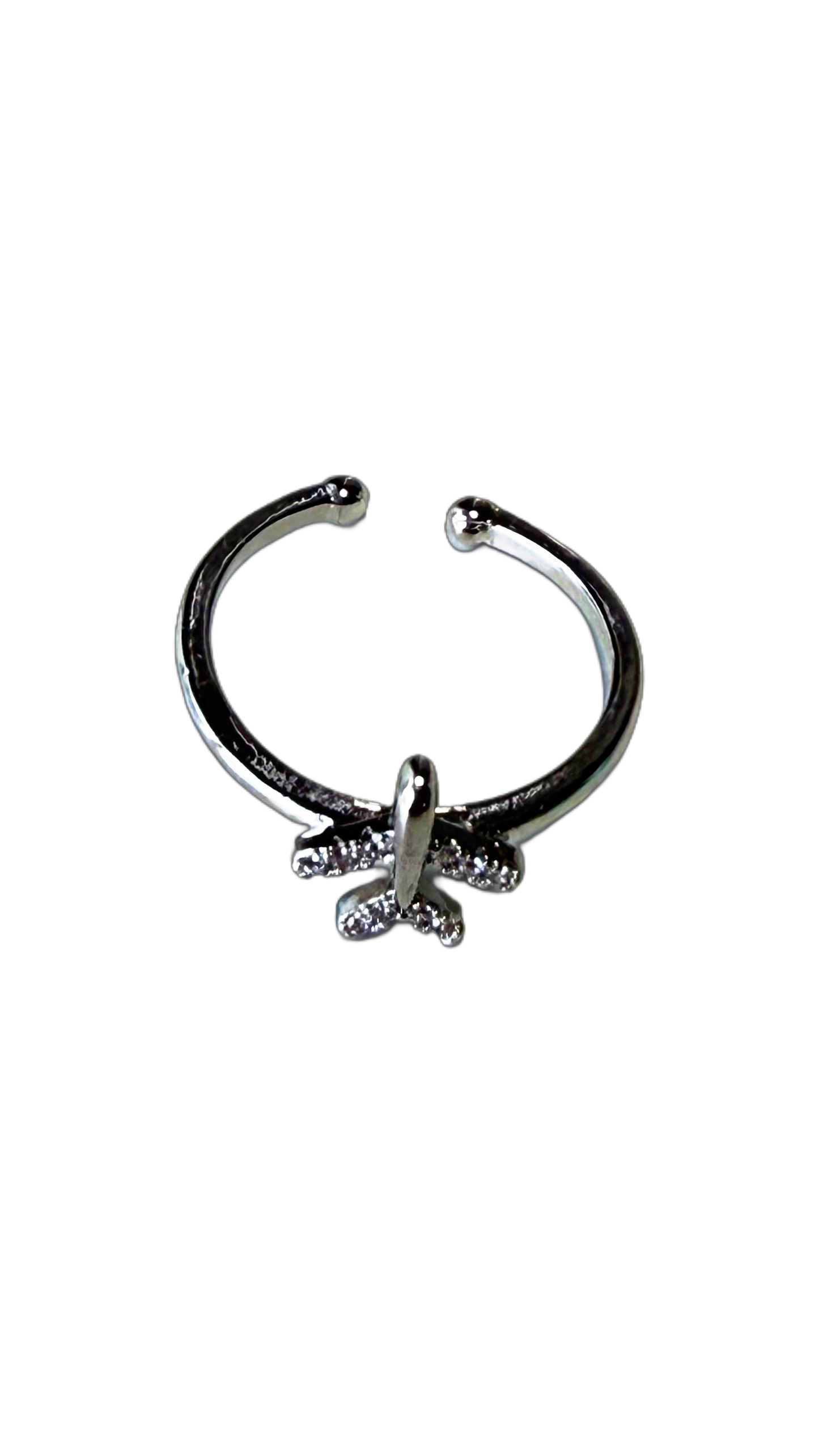 ANILLO DE AVION PLATEADO