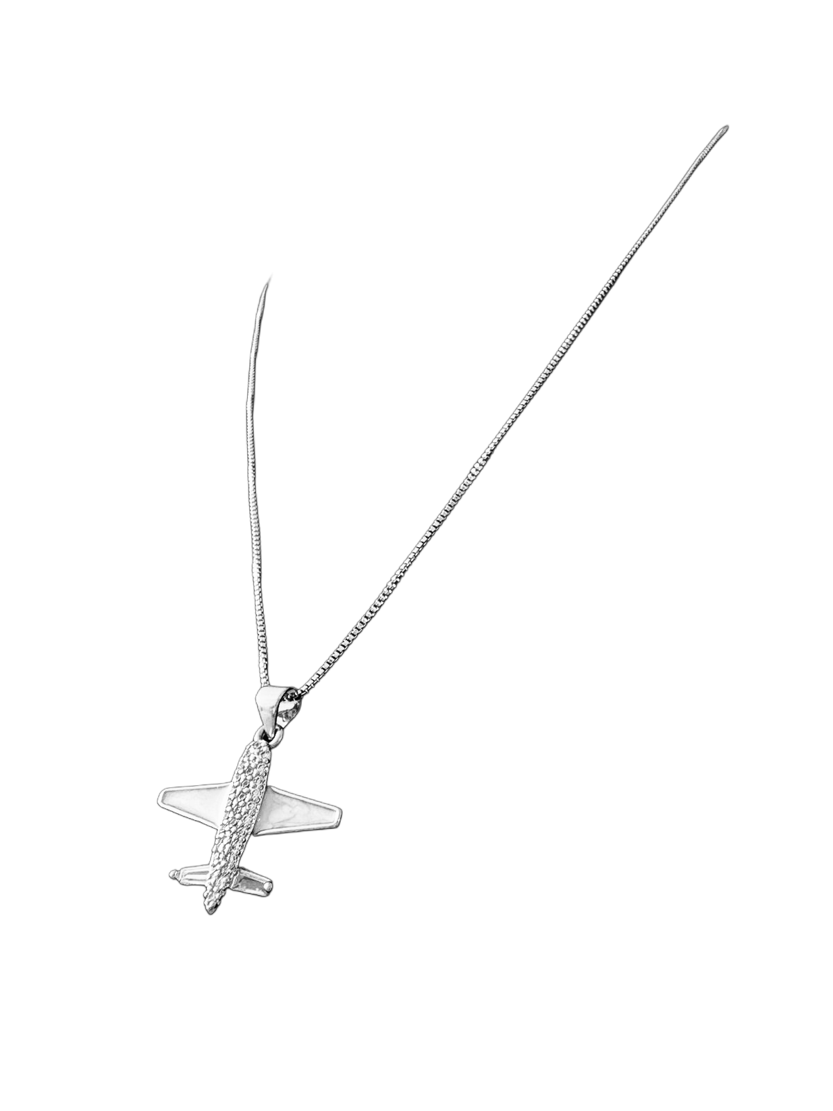 COLLAR PLATEADO DE AVION