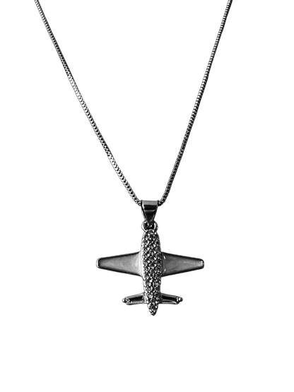 COLLAR PLATEADO DE AVION