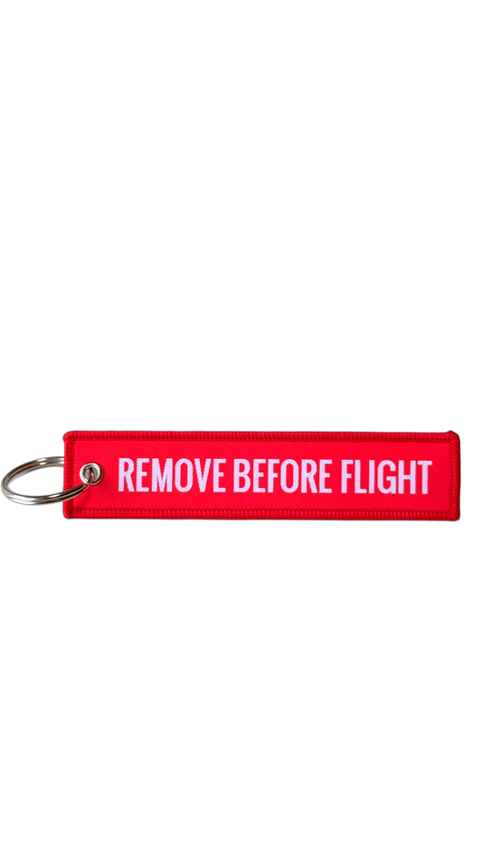 LLAVERO REMOVE BEFORE FLIGHT