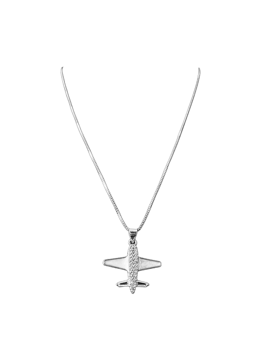 COLLAR PLATEADO DE AVION