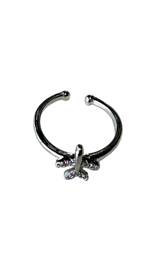 ANILLO DE AVION PLATEADO