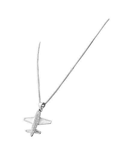 COLLAR PLATEADO DE AVION