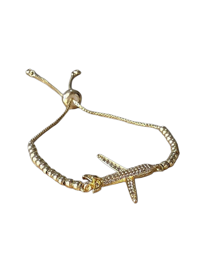 PULSERA DORADA CON BALINES
